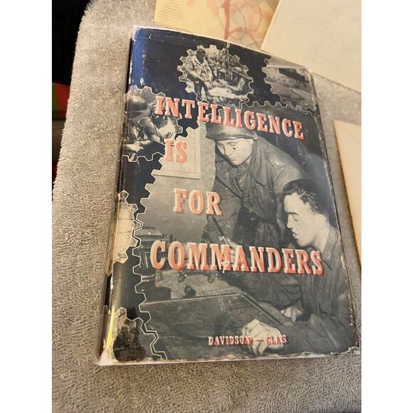 Intelligence is for Commanders by Davidson and Glass 1948 RARE - Picture 1 of 5